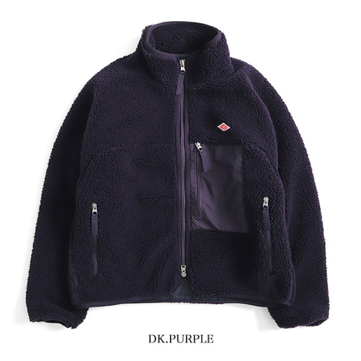 楽天市場】DANTON ダントン スタンドカラー ボアフリースジャケット DT  