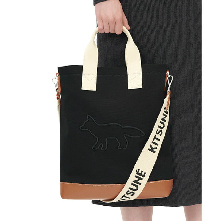 MAISON KITSUNE CONTOUR FOX 2WAYバッグ メゾンキツネ MAISON KITSUNE 