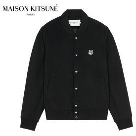 Maison Kitsune メゾンキツネ グレーフォックスヘッド キルトライナー ウールジャケット KML12590 スタジャン メンズ