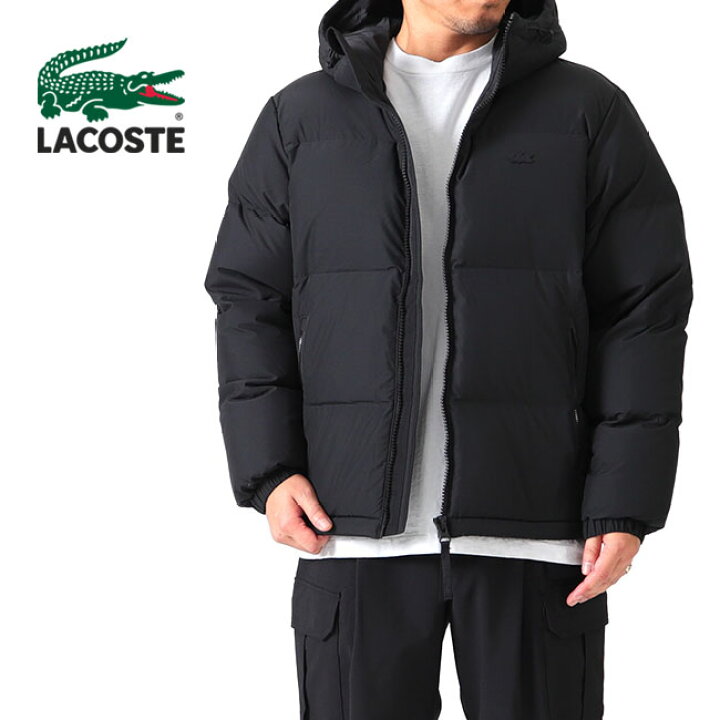 楽天市場】Lacoste ラコステ バックステッチロゴ モノクロ ショート 