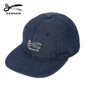 [TIME SALE] DENHAM デンハム 15TH シザーロゴ 6パネル デニムキャップ 帽子 メンズ レディース ギフト プレゼント