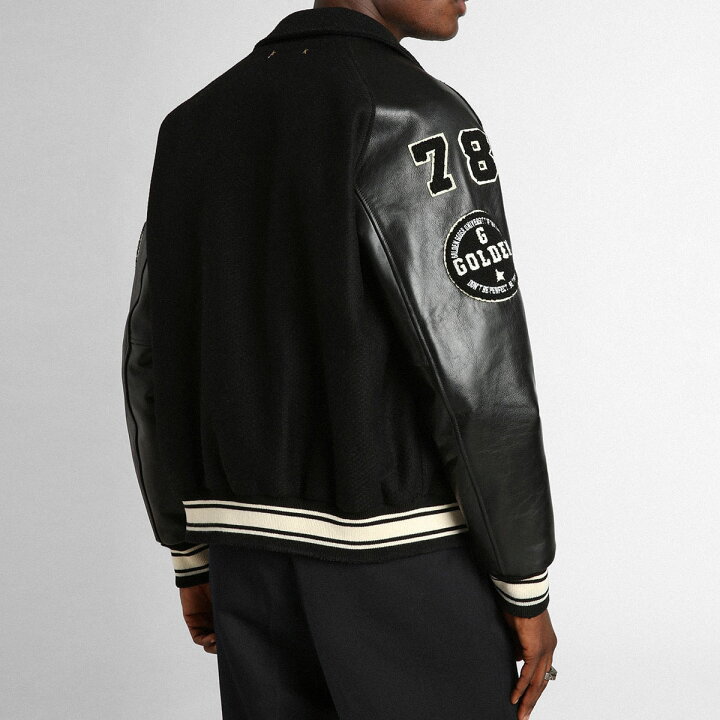 楽天市場】Golden Goose ゴールデングース ウール × レザー ワッペン 
