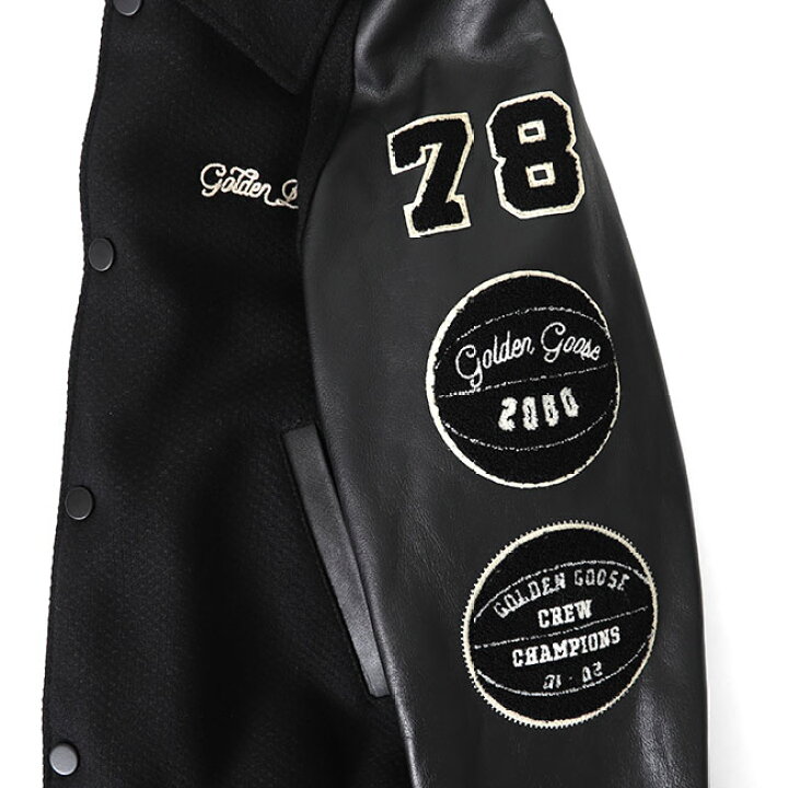 楽天市場】Golden Goose ゴールデングース ウール × レザー ワッペン 