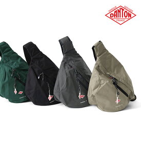 [予約商品] DANTON ダントン RHONE 14 ローヌ コーデュラナイロン ボディバッグ DT-H0147 CDR 黒 ショルダーバッグ ギフト プレゼント