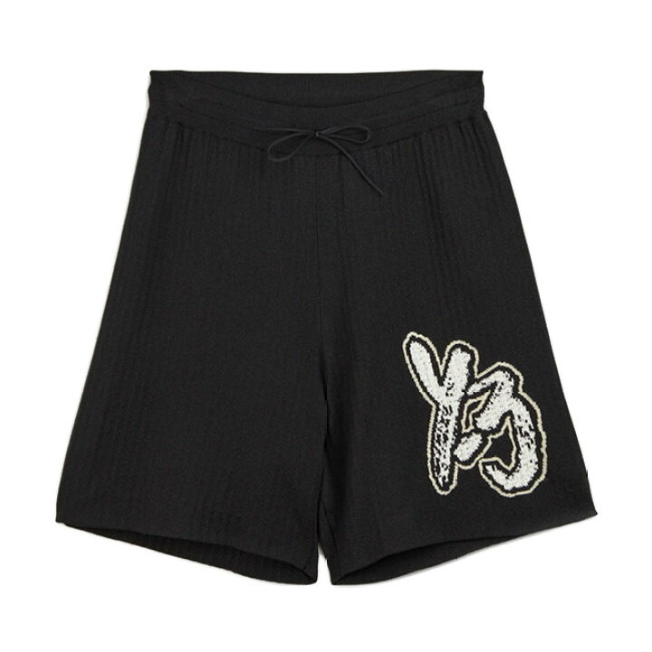 楽天市場】Y-3 ワイスリー ブラッシュロゴ ニットショーツ H44808 黒 
