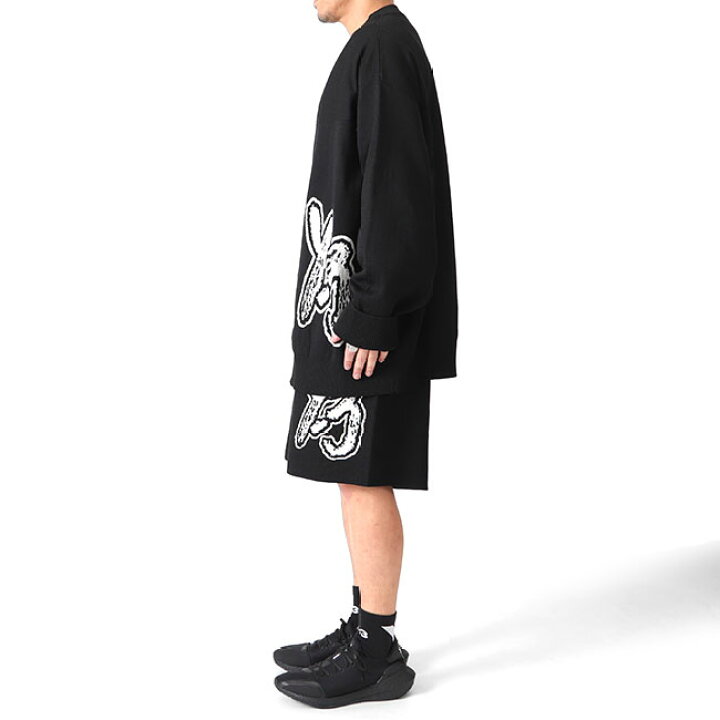 楽天市場】Y-3 ワイスリー ブラッシュロゴ オーバーサイズ ニット 