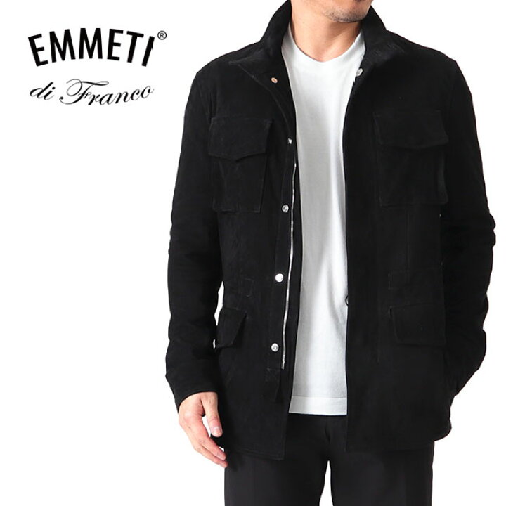 楽天市場】EMMETI × 干場義雅 エンメティ H M65 アッカ スエードレザー 