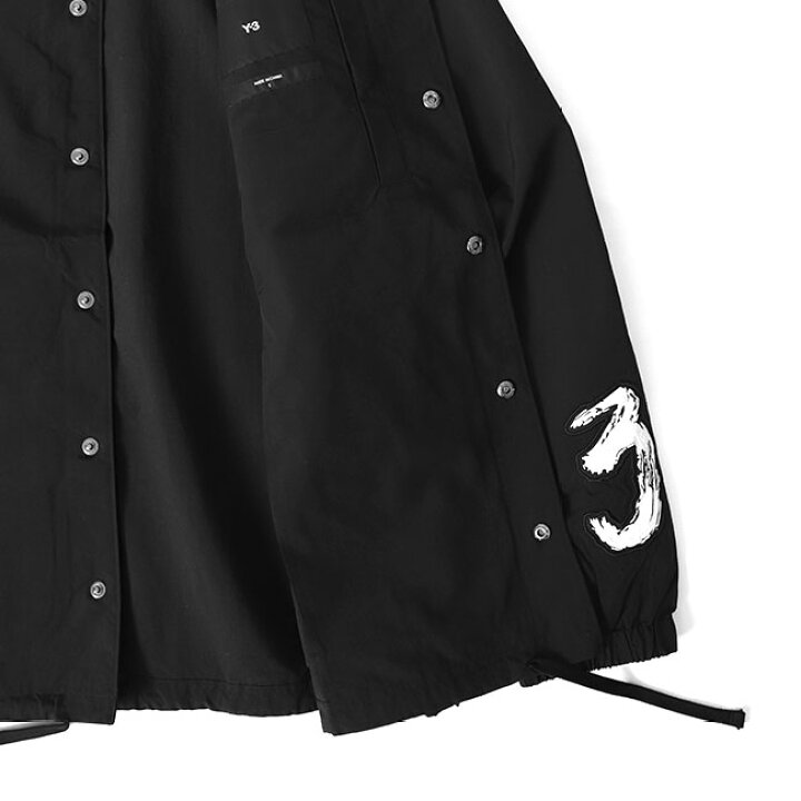 楽天市場】Y-3 ワイスリー オーバーサイズ ブラッシュロゴ コーチ 