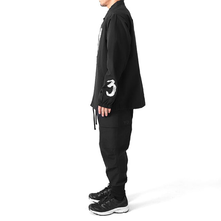 楽天市場】Y-3 ワイスリー オーバーサイズ ブラッシュロゴ コーチ 