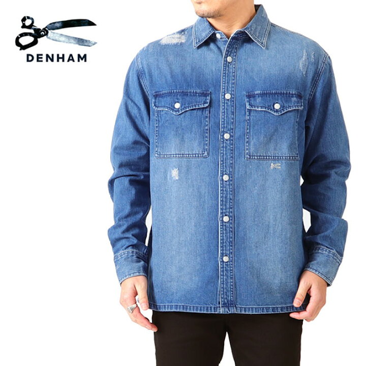 楽天市場】[TIME SALE] DENHAM デンハム BARK BOX SHIRT RDR オーバー  