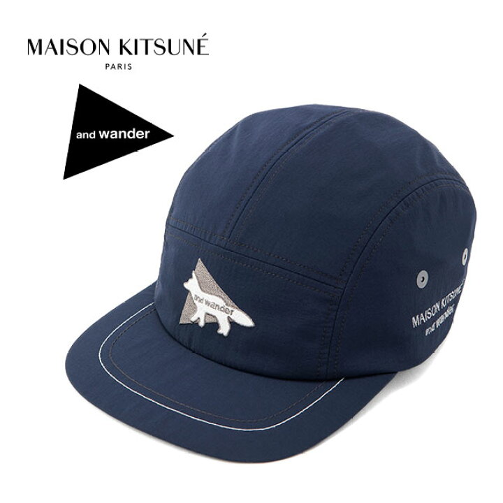 楽天市場】and wander × Maison Kitsune アンドワンダー メゾンキツネ 