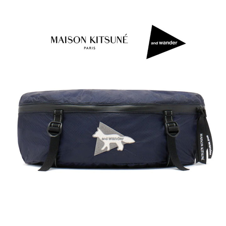 楽天市場】and wander × Maison Kitsune アンドワンダー メゾンキツネ 