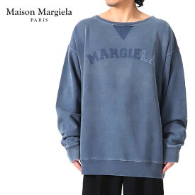 Maison Margiela メゾンマルジェラ オーバーサイズ オーバーダイ ロゴ スウェット S50GU0209 S25570 469 トレーナー メンズ