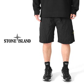 Stone Island ストーンアイランド ナイロンメタル イージーショーツ 7815L0319 黒 ショートパンツ メンズ