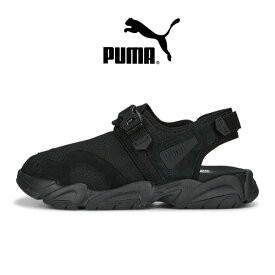 [TIME SALE] PUMA プーマ TS-01 TONAL SANDAL トーナル ストラップ スニーカーサンダル 390751 黒 ミュール シューズ メンズ レディース