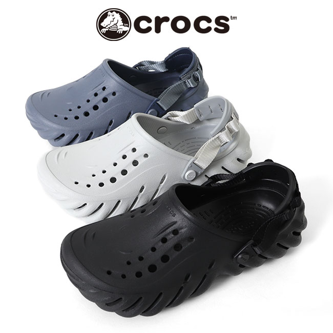 【[SALE] Crocs クロックス ECHO CLOG エコー クロッグサンダル 207937 厚底 スニーカーサンダル メンズ  レディース Golden State