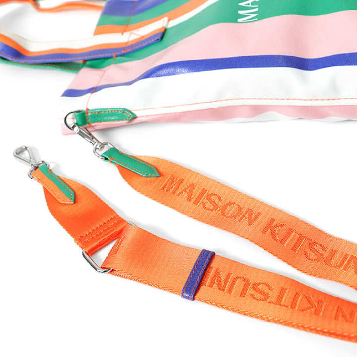 楽天市場】Maison Kitsune メゾンキツネ マルチストライプ フォックス 