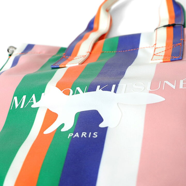 楽天市場】Maison Kitsune メゾンキツネ マルチストライプ フォックス 
