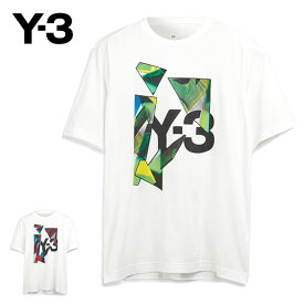 Y-3 ワイスリー アートグラフィック ロゴTシャツ IL1789 IL1790 白 半袖Tシャツ メンズ