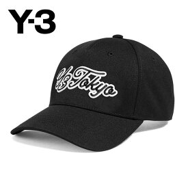 Y-3 ワイスリー Tokyo ロゴ 6パネルキャップ IT7791 黒 東京 帽子 メンズ レディース ギフト プレゼント