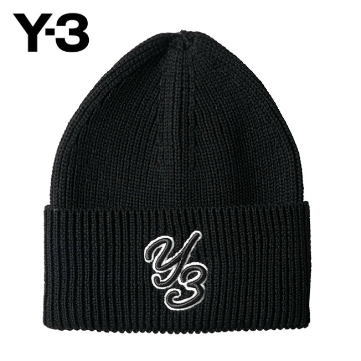 楽天市場】Y-3 ワイスリー ロゴ ニットキャップ IP1857 黒 ニット帽 