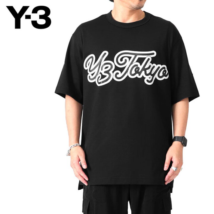 楽天市場】Y-3 ワイスリー Tokyo ロゴTシャツ IQ2140 黒 東京 半袖T 