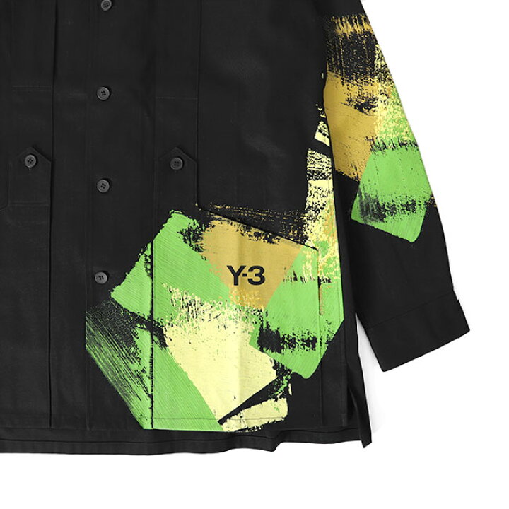 楽天市場】Y-3 ワイスリー グラフィックプリント ワークシャツ IP7948  