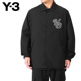 [TIME SALE] Y-3 ワイスリー ロゴ コーチジャケット IQ2137 黒 メンズ