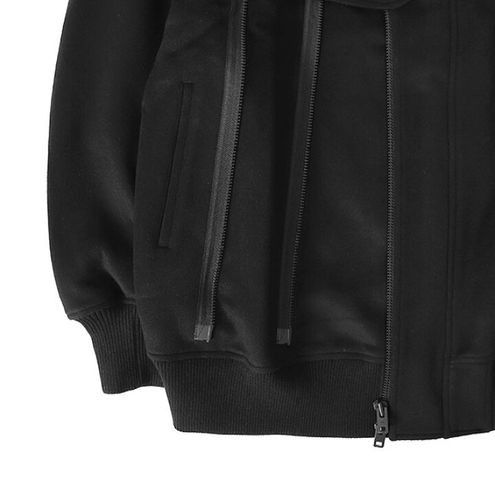 楽天市場】[SALE] Y-3 ワイスリー アシンメトリー ウール ボンバー 