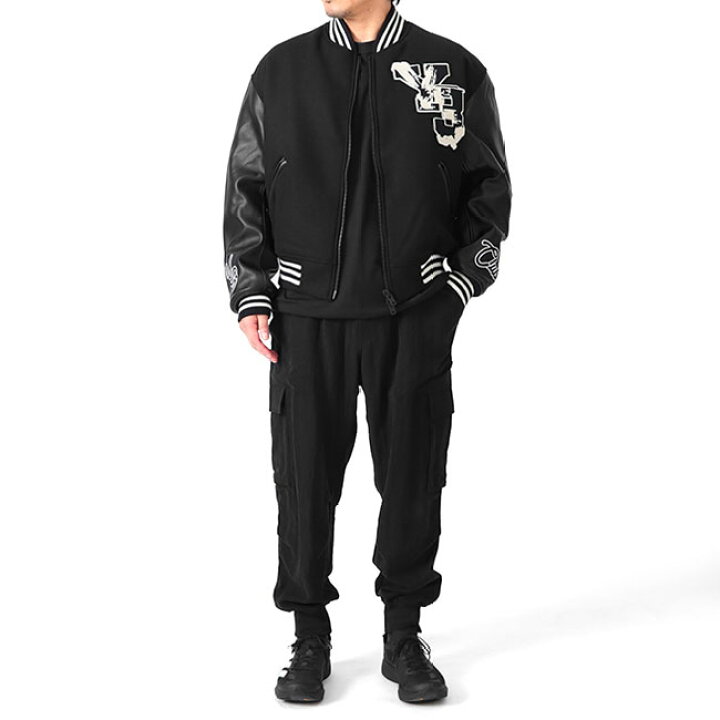 楽天市場】Y-3 ワイスリー グラフィックロゴ アームレザー スタジャン  