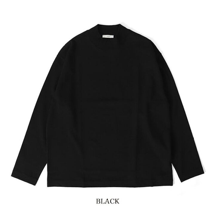 楽天市場】ATON エイトン スーピマコットン モックネック ロンT 0035 