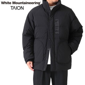 White Mountaineering × TAION ホワイトマウンテニアリング タイオン コラボ スタンドカラー ダウンジャケット WM2373201 黒 メンズ