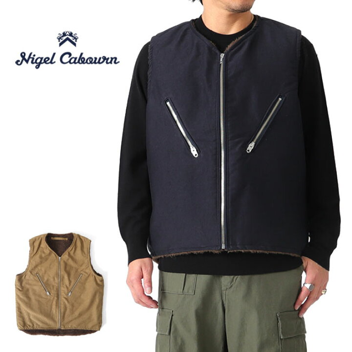 楽天市場】Nigel Cabourn ナイジェルケーボン N-1 アルパカウールボア 