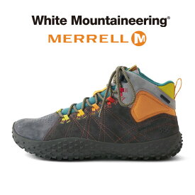 White Mountaineering × Merrell WRAPT MID ラプト ミッド ウォータープルーフ ハイキング スニーカー WM2371801 コラボ ベアフット シューズ メンズ