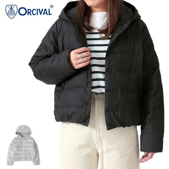 楽天市場】ORCIVAL オーシバル フーデッド ライト ショートダウン 