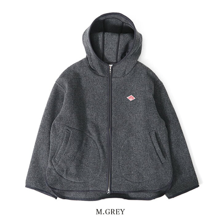 楽天市場】DANTON ダントン ウールパイル フード付き フリース  