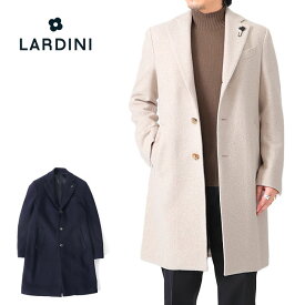 [SALE] LARDINI ラルディーニ シルクカシミアウール シングル チェスターコート 3216-723636Q622 メンズ