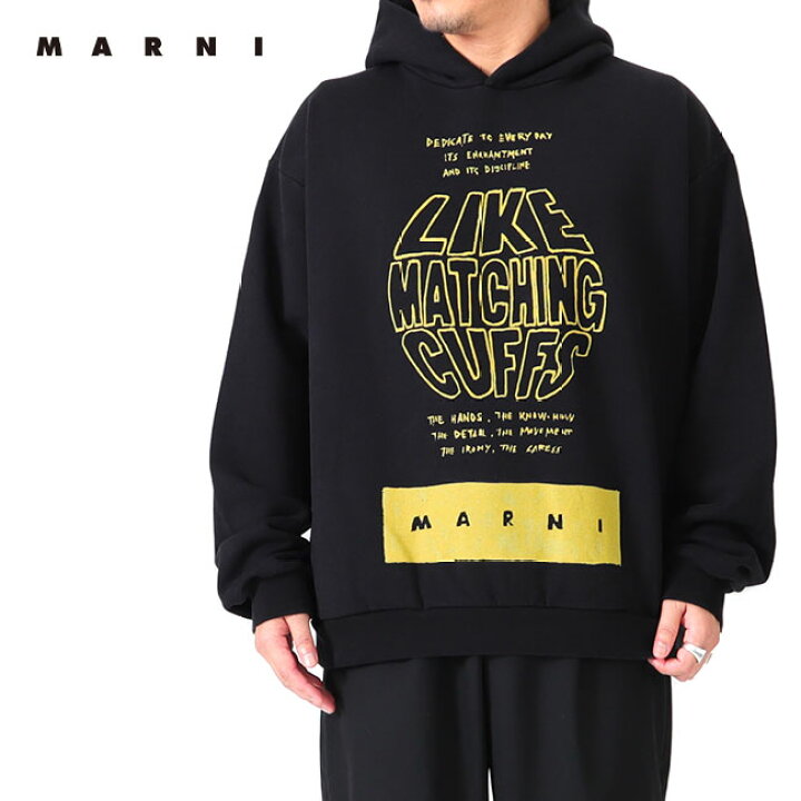 楽天市場】MARNI マルニ メッセージロゴ プルオーバー スウェット  