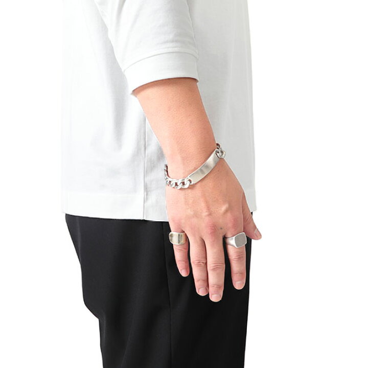 楽天市場】Maison Margiela メゾンマルジェラ シルバー ID プレート  