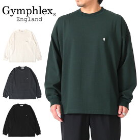 GYMPHLEX ジムフレックス オーバーサイズ ヘビーウェイト 刺繍ロゴ ロンT GY-C0297 HWJ 長袖Tシャツ メンズ