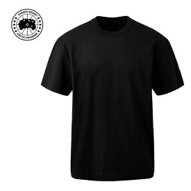 CANADA GOOSE BLACK LABEL カナダグース ブラックレーベル Gladstone Relaxed T-Shirt ロゴシャツ 1401MB 半袖Tシャツ メンズ