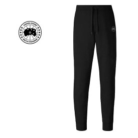 [予約商品] CANADA GOOSE BLACK LABEL カナダグース ブラックレーベル Huron Pant ロゴスウェットパンツ 7402MB メンズ