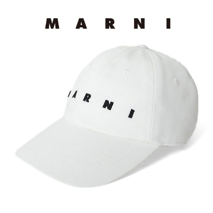 楽天市場】MARNI マルニ ロゴ刺繍 キャップ CLZC0108S0 UTC311 帽子 