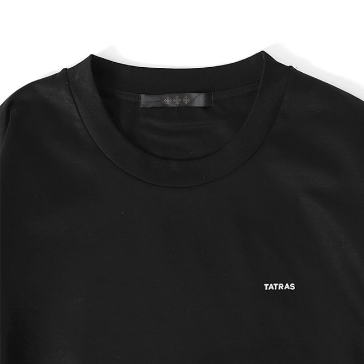 楽天市場】TATRAS タトラス SICADO シカード ロゴTシャツ 黒 白 ロンT 