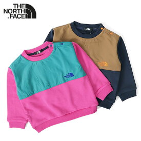 THE NORTH FACE ノースフェイス デナリ 2トーン クルーネック プルオーバー スウェット NTB62333 トレーナー ベビー ギフト プレゼント