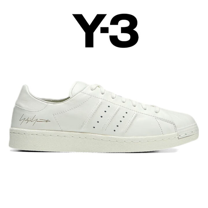 楽天市場】Y-3 ワイスリー SUPERSTAR スーパースター ホワイト レザー 