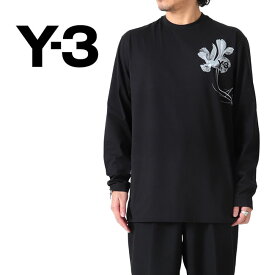 Y-3 ワイスリー フラワーグラフィック ロンT IN4351 花柄 長袖Tシャツ メンズ