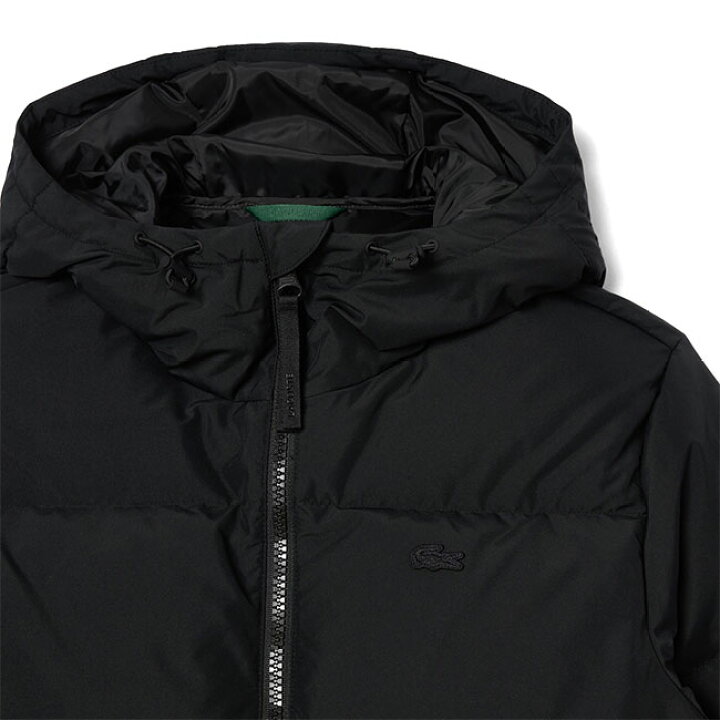 楽天市場】LACOSTE ラコステ バックロゴ モノトーン フード付き ダウン  