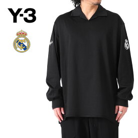 Y-3 × REAL MADRID ワイスリー レアル・マドリード ロング ポロシャツ IT3712 長袖ポロシャツ メンズ