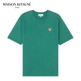 Maison Kitsune メゾン キツネ フォックスヘッド ロゴTシャツ LM00104KJ0008 緑 半袖Tシャツ メンズ レディース